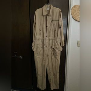 Moda jumpsuit, beige/army beige